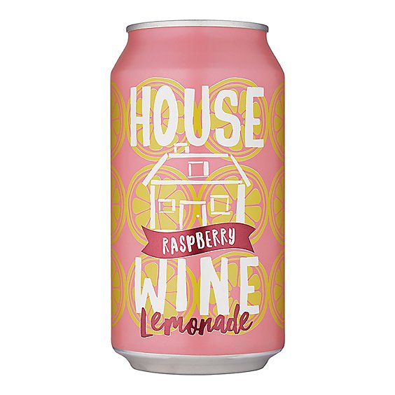 House Wine Raspberry Lemonade Can Can - 375 ML