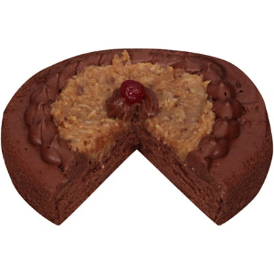 Bakery German Chocolate 1 Layer 8 Inch Cake - Each - Image 3