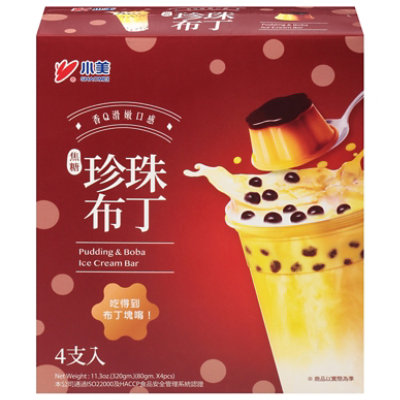 Shao Mei Pudding And Boba Ice Cream - 4-2.83 OZ