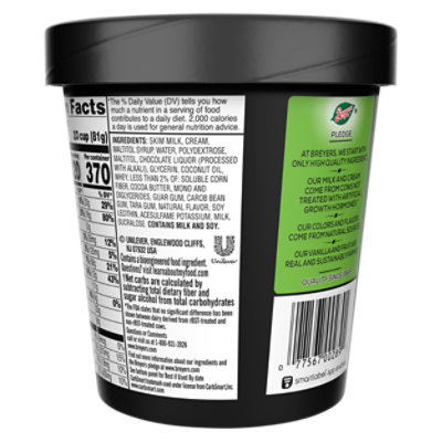 Breyers CarbSmart Mint Chip Frozen Dairy Dessert - 1 Pint - Image 6