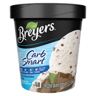 Breyers CarbSmart Mint Chip Frozen Dairy Dessert - 1 Pint - Image 2