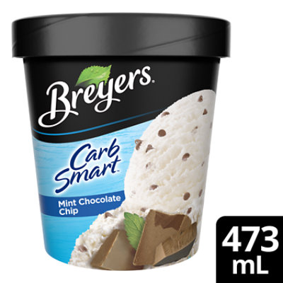 Breyers CarbSmart Mint Chip Frozen Dairy Dessert - 1 Pint - Image 1