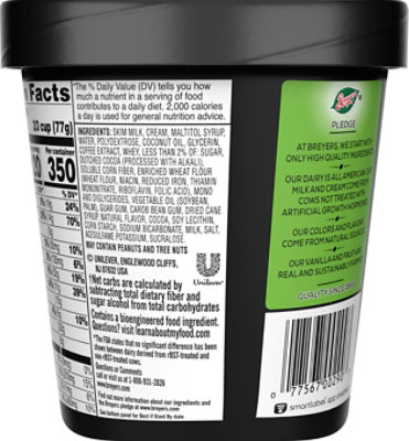 Breyers Carb Smart Vanilla Frozen Dairy Dessert - 1 Pint - Image 6