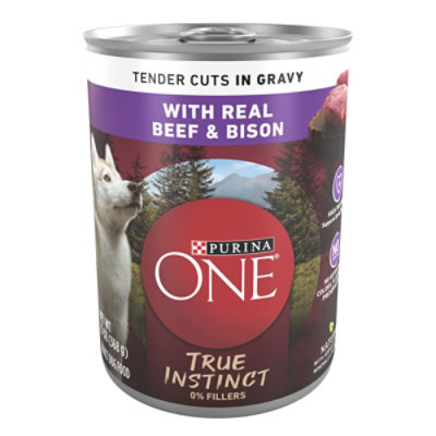 Purina ONE True Instinct Beef And Bison Gravy Wet Dog Food - 13 Oz - Image 1