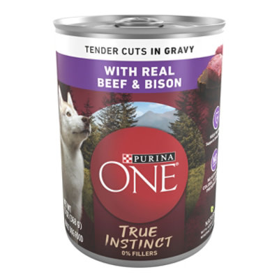 Purina One Smartblend True Instinct Gravy Beef & Bison - 13 OZ