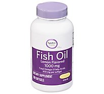 Signature Care Fish Oil 1000mg Lemon Flv Softgel - 200 CT