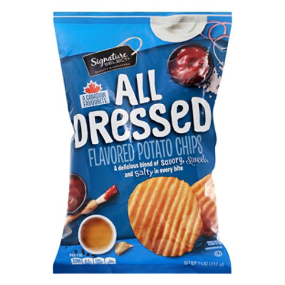 Signature Select Potato Chips All Dressed - 7.5 OZ - carrsqc