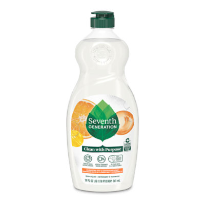 Seventh Generation Lemongrass & Clementine Zest Liquid Dish Soap - 19 FZ - Image 1