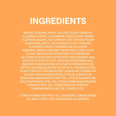 Seventh Generation Lemongrass & Clementine Zest Liquid Dish Soap - 19 FZ - Image 3