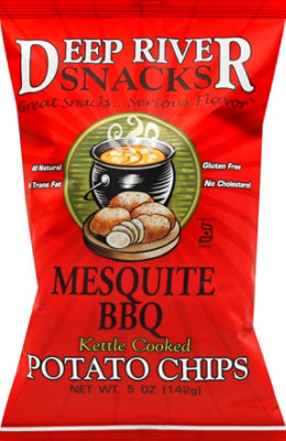 Deep River Snacks Mesquite BBQ Kettle Cooked Potato Chips - 5 Oz - Image 2