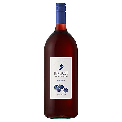 Barefoot Fruit-scato Blueberry Moscato Wine - 1.5 Liter - Image 1