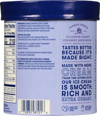 Tillamook Mountain Huckleberry Ice Cream - 48 Oz - Image 8