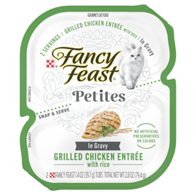 Fancy Feast Petites Grilled Chicken Entrée In Gravy Wet Cat Food - 2.8 Oz - Image 1