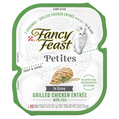 Fancy Feast Petites Grilled Chicken Entree In Gravy Wet Cat Food - 2.8 Oz