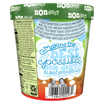 Ben & Jerry's Colin Kaepernick's Change The Whirled Non-Dairy Frozen Dessert - 16 Oz - Image 6