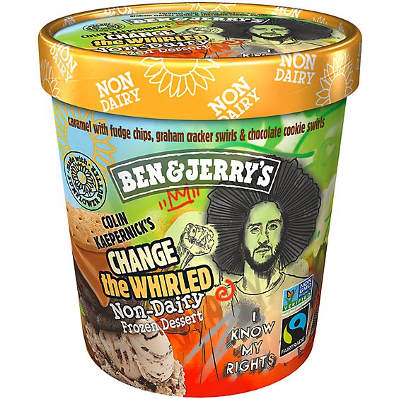 Ben & Jerry's Colin Kaepernick's Change The Whirled Non-Dairy Frozen Dessert - 16 Oz