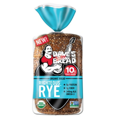 Daves Killer Bread Righteous Rye Bread Organic Rye Bread 27 Oz Loaf - Image 3