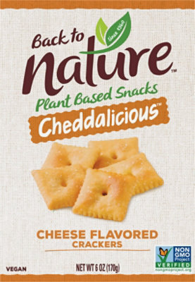 Back To Nature Cracker Cheddar - 6 OZ - Image 2