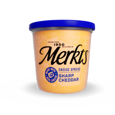Merkts Sharp Cheddar Spreadable Cheese Cup - 12.9 Oz - Image 2