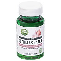 Open Nature Herbal Supplement Odorless Garlic 1200mg - 100 CT - Image 3