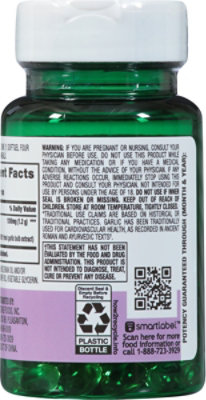 Open Nature Herbal Supplement Odorless Garlic 1200mg - 100 CT - Image 4