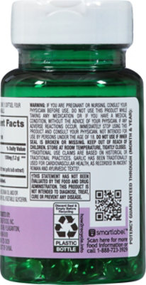 Open Nature Herbal Supplement Odorless Garlic 1200mg - 100 CT - Image 5