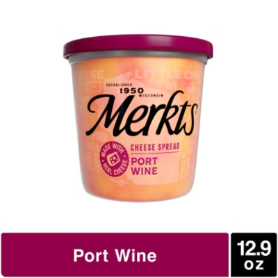 Merkts Port Wine Spreadable Cheese Cup - 12.9 Oz - Image 1