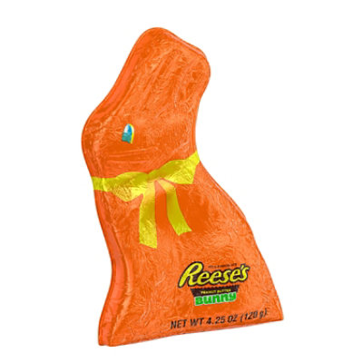 Reeses Bunny Milk Chocolate Peanut Butter Easter Candy - 4.25 Oz. - Image 1