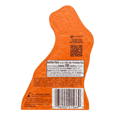 Reeses Bunny Milk Chocolate Peanut Butter Easter Candy - 4.25 Oz. - Image 2