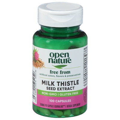 Open Nature Herbal Supplement Milk Thistle 1000mg - 100 CT - Image 3