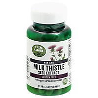 Open Nature Herbal Supplement Milk Thistle 1000mg - 100 CT - Image 1