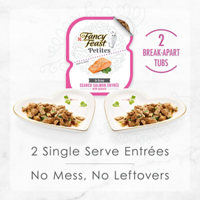 Fancy Feast Petites Seared Salmon Entrée In Gravy Wet Cat Food - 2.8 Oz - Image 3