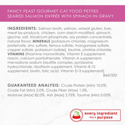 Fancy Feast Petites Seared Salmon Entrée In Gravy Wet Cat Food - 2.8 Oz - Image 5