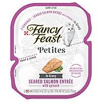 Fancy Feast Petites Seared Salmon Entrée In Gravy Wet Cat Food - 2.8 Oz - Image 1