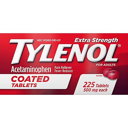 Tylenol Extra Strength Tablets - 225 CT - Image 2