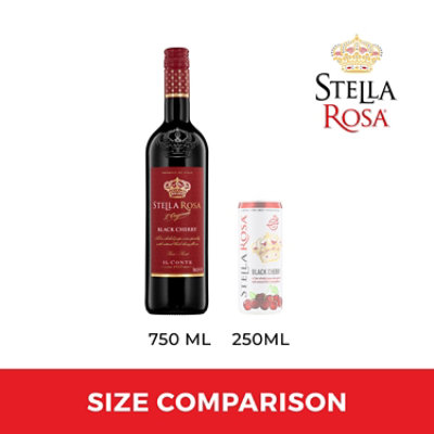 Stella Rosa Black Cherry Semi Sweet Red Wine - 750 Ml - Image 4