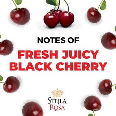 Stella Rosa Black Cherry Semi Sweet Red Wine - 750 Ml - Image 3