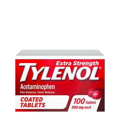 Tylenol Extra Strength Tablets - 100 CT - Image 1