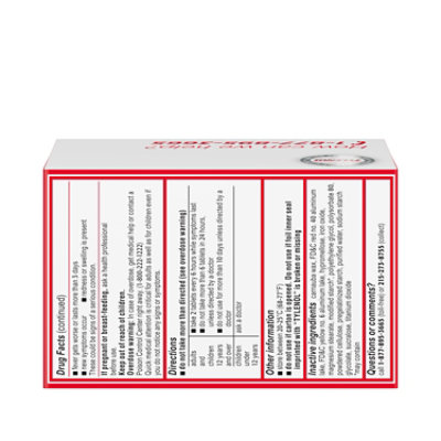 Tylenol Extra Strength Tablets - 100 CT - Image 5