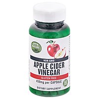 Open Nature Dietary Supplement Apple Cider Vinegar 450mg - 60 CT - Image 1