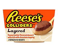 COLLIDERS Layered Reeses Refrigerated Dessert Pack - 2 Count