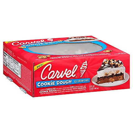 Carvel Cookie Dough Ice Cream Cake - 25 OZ - Image 1