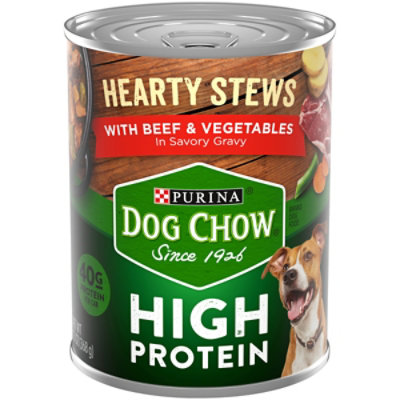 Purina Dog Chow High Protein Hearty Beef - 13 OZ - Image 3