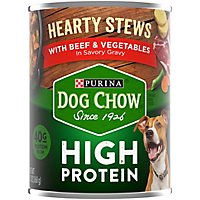 Purina Dog Chow High Protein Hearty Beef - 13 OZ - Image 2