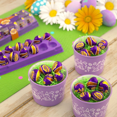 Cadbury Mini Caramel Egg Milk Chocolate Caramel Easter Candy Tray 12 Count - 3.8 Oz - Image 5
