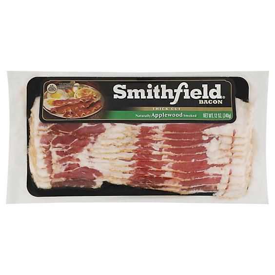Smithfield Applewood Bacon - 12 OZ