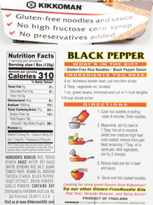 Kikkoman 6 Wt Gluten-free Black Pepper Noodle Kit With Sauce - 4.8 OZ - Image 6