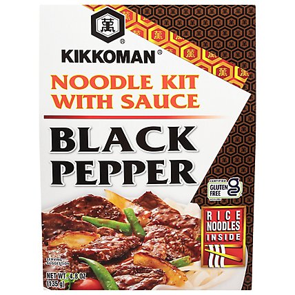 Kikkoman 6 Wt Gluten-free Black Pepper Noodle Kit With Sauce - 4.8 OZ - Image 2