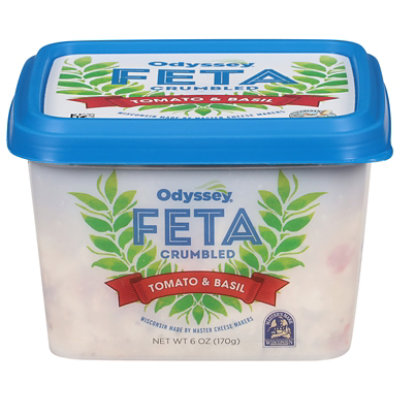 Odyssey Cheese Feta Crmbl Tmo&bas - 6 OZ