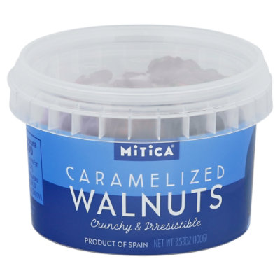 Mitica Caramelized Walnuts Minitub - 3.53 Oz - Image 3